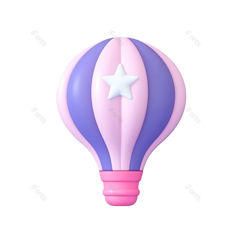夏天图片,热气球元素,矢量素材PNG,娱乐免抠素材
